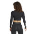 Camiseta de Fitness adidas Essentials Hyglm Cro Ls Mulher Preto