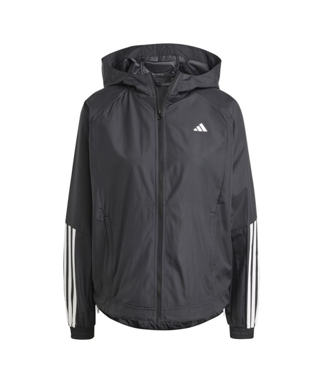 Veste de Fitness adidas Essentials Hyglm Windb Femme Noir