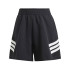 Calça adidas Future Icons 3 Bandas Short Mulher Preto