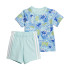 Conjunto adidas I Dy Ls Set Bebês Azul Água/Multicolor