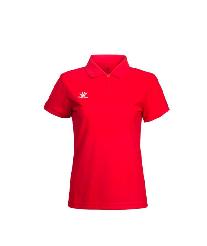 Polo de Fútbol Kelme Women Polo S/S Street Hombre Rojo