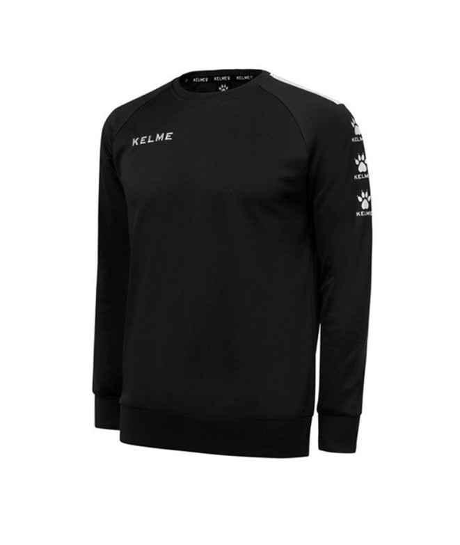 Sudadera de Fútbol Kelme Sweatshirt Lince Infantil Negro-Blanco