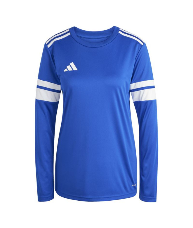T-shirt de Football adidas Squadra25 Lw Femme Bleu/Blanc