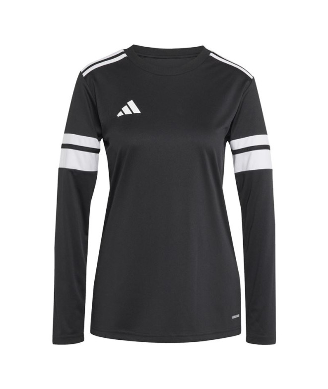 Camiseta de Fútbol adidas Squadra25 Lw Mujer Negro/Blanco