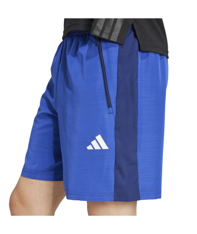 Calça de Fitness adidas Tr-Es Wv Mel Homem Azul