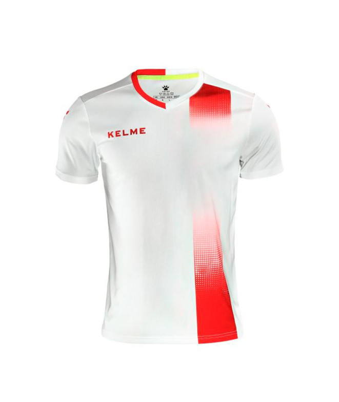 Camiseta de Fútbol Kelme Camiseta Alicante Hombre Blanco-Rojo