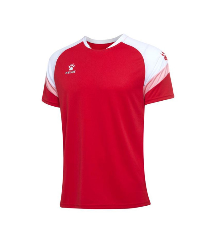 Camiseta de Fútbol Kelme T-Shirt Triton (Kids) Infantil Rojo-Blanco