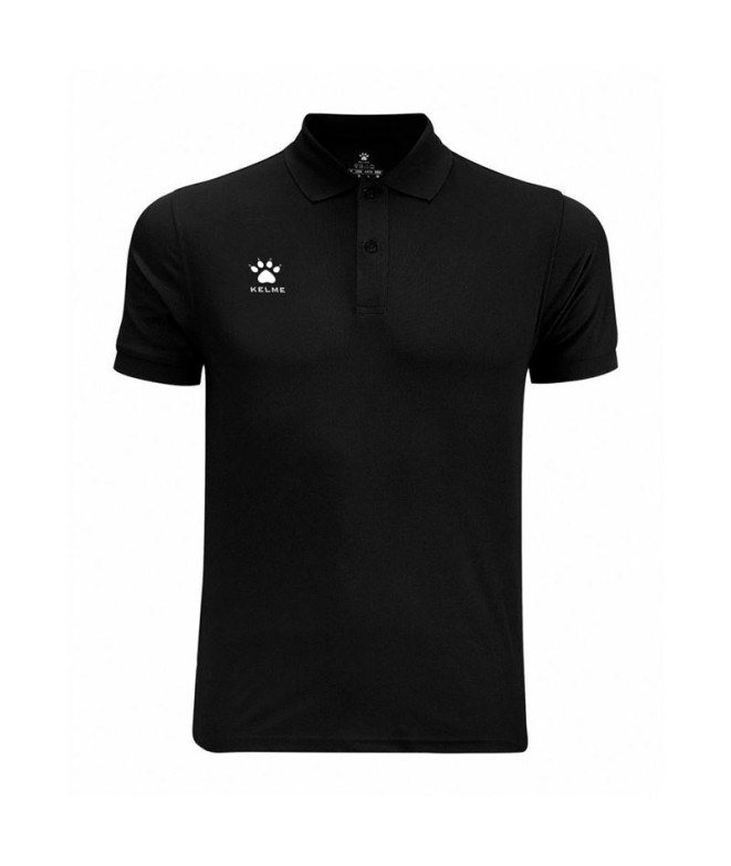 Polo de Fútbol Kelme Polo Mc Basic Hombre Negro