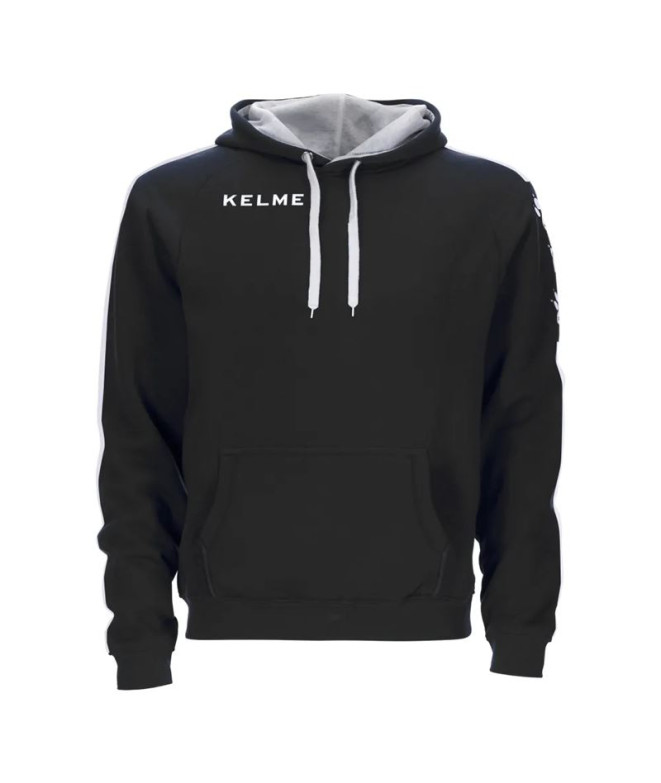 Sudadera de Fútbol Kelme Hoody Street Hombre Negro/Blanco