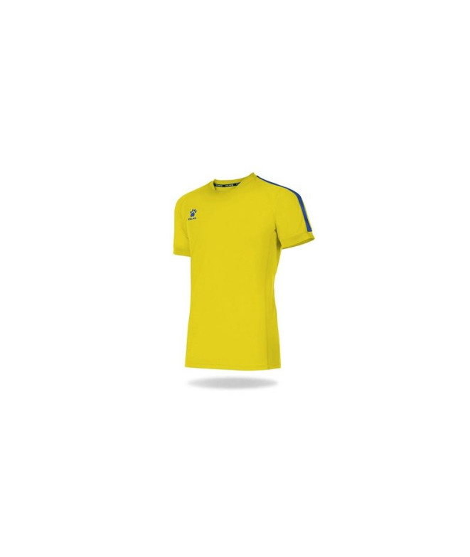 Camiseta de Fútbol Kelme Global Hombre Amarillo/Royal