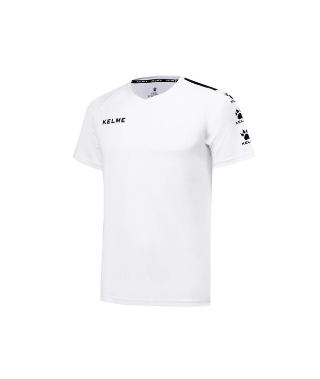 T-shirt de Football Kelme S/S Lince Homme Blanc/Noir
