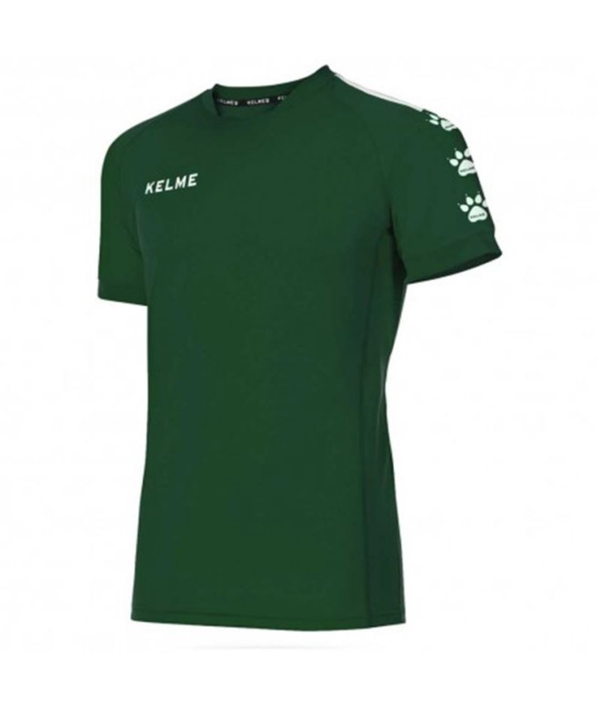 T-shirt de Football Kelme S/S Lince Homme Forest/Blanco