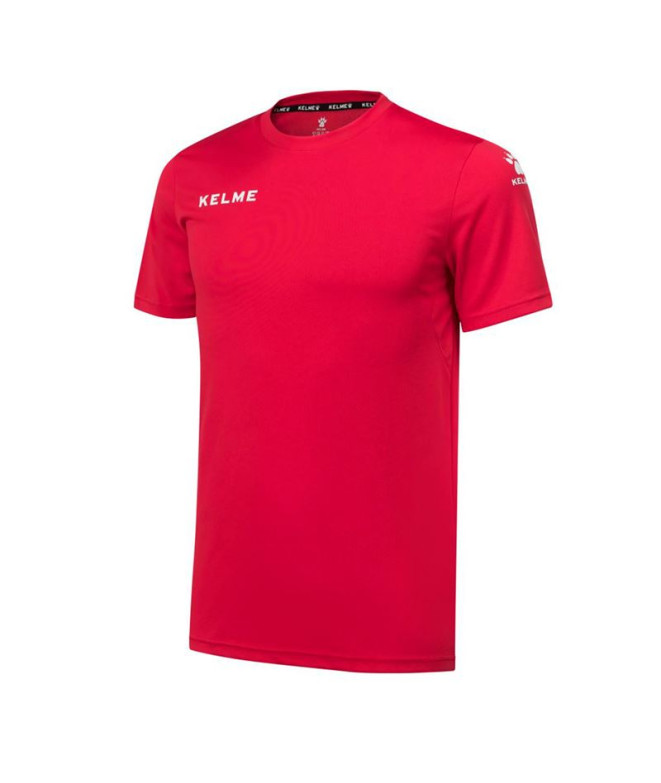 Camiseta de Fútbol Kelme S/S Campus Hombre Rojo y Blanco