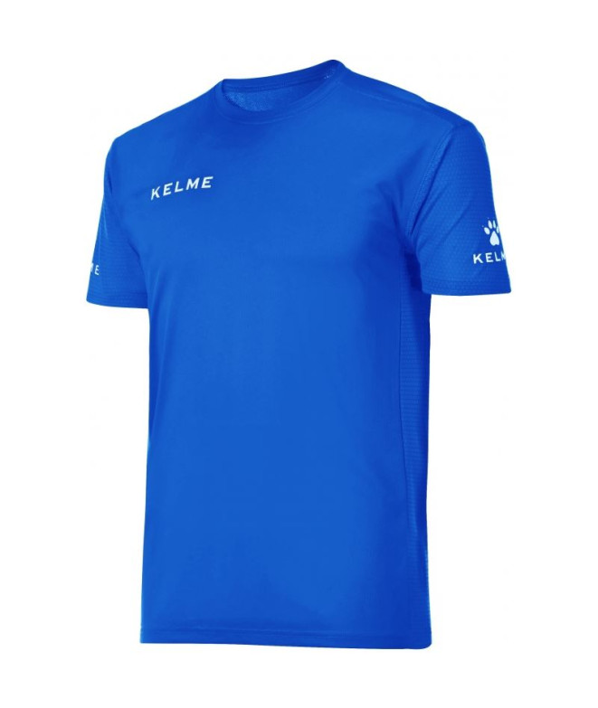 T-shirt de Football Kelme S/S Campus Homme Royal/Blanc