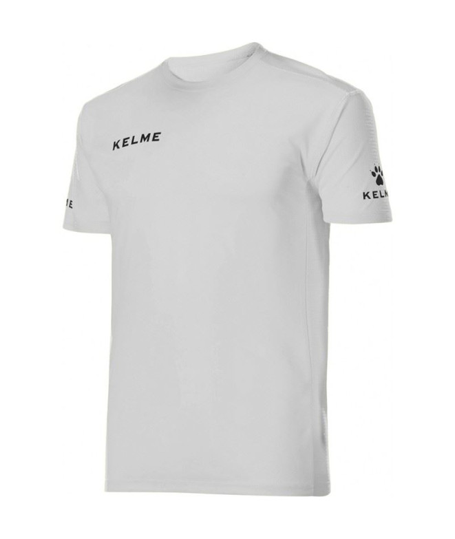 Camiseta de Fútbol Kelme S/S Campus Hombre Blanco/Negro