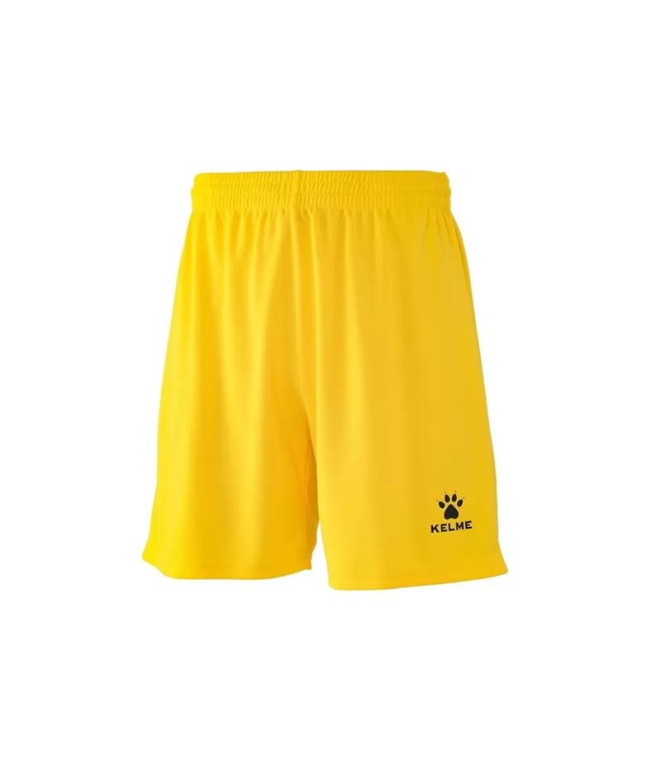 Calça de Futebol Kelme Triton Kids Infantil Amarelo/Preto
