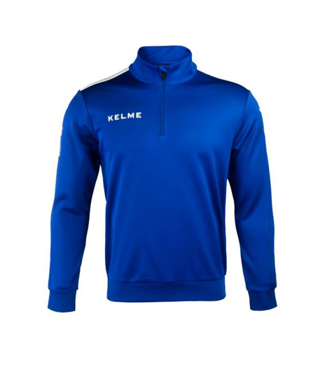 Moletom de Futebol Kelme Moletom New Lince Homem Royal e Branco