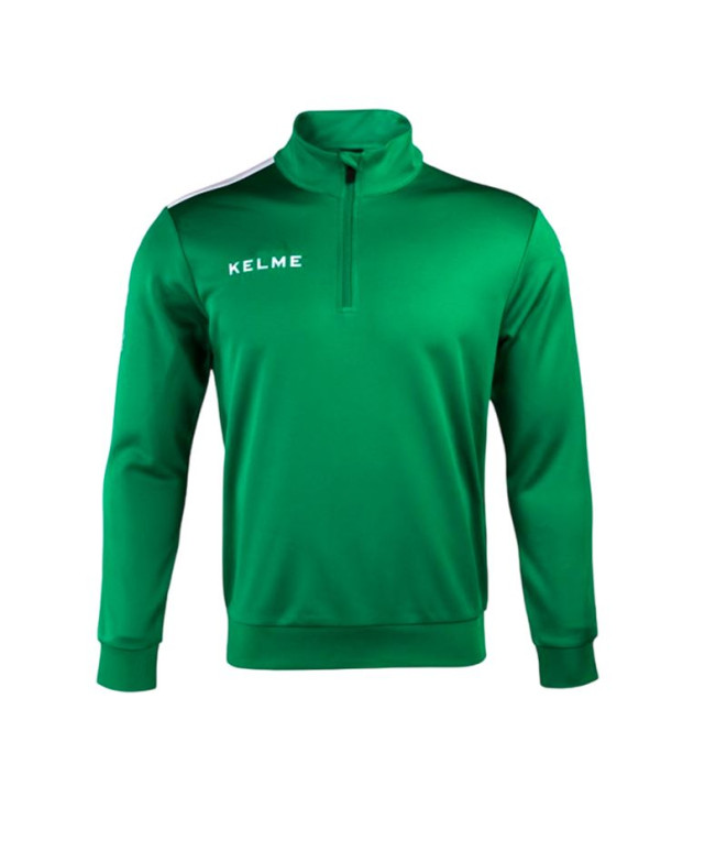 Moletom de Futebol Kelme Moletom New Lince Homem Forest e Branco