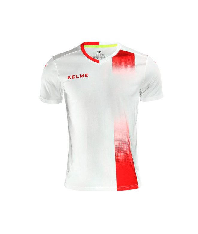 Camiseta de Futebol Kelme Alicante Homem Branco e Vermelho