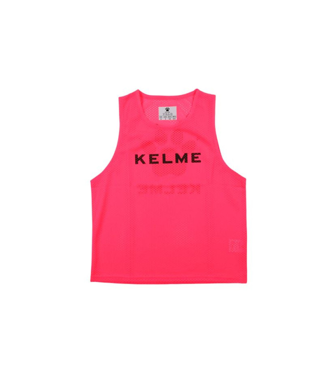 Conjunto de Futebol Kelme Pracrice Vest Child Infantil Fucsia