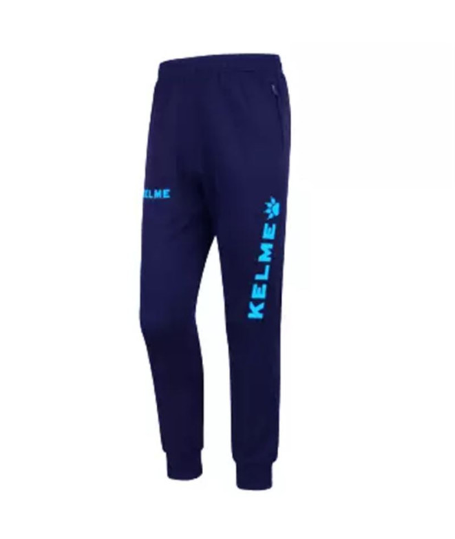 Calça de Futebol Kelme Long Pant Global Infantil Marinho/Royal