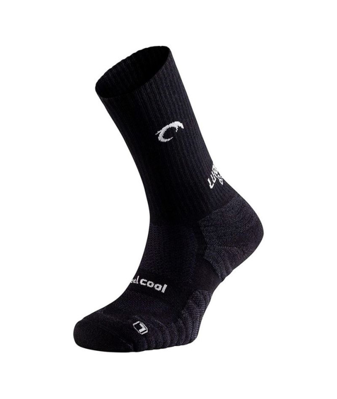 Meias De Montanha Lurbel Mountain Five Preto/Cinza Gelo