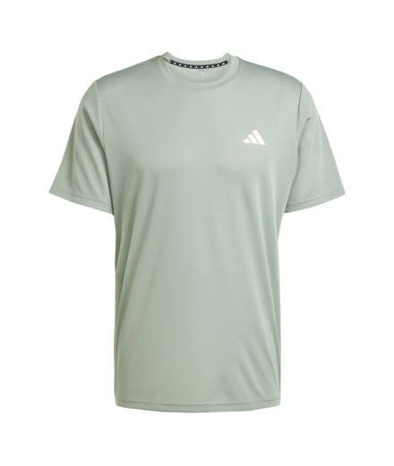 Camiseta de Fitness adidas Tr-Es Base Homem Verde/Branco