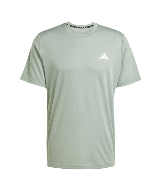 Camiseta de Fitness adidas Tr-Es Base Homem Verde/Branco