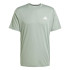 Camiseta de Fitness adidas Tr-Es Base Hombre Verde/Blanco