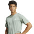 Camiseta de Fitness adidas Tr-Es Base Homem Verde/Branco