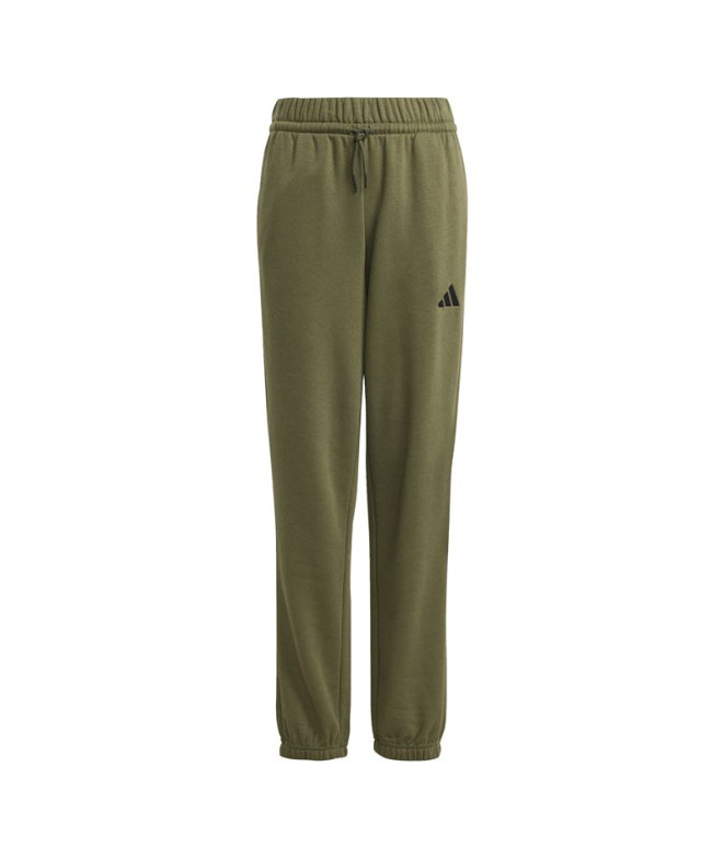 Pantalons adidas Sl Fl 225 Enfant Vert Foncé/Noir