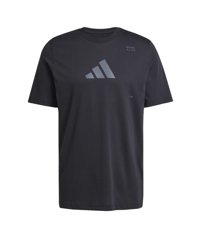 Camiseta de Fitness adidas Tr Cat G Hombre Negro