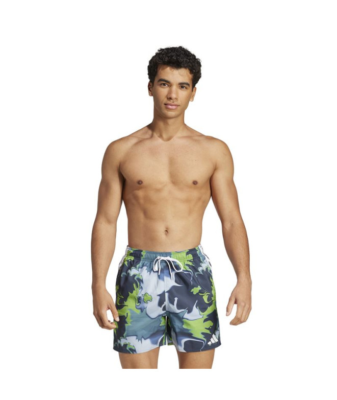Fato de banho adidas Tie Dye Sh 5In Homem Azul