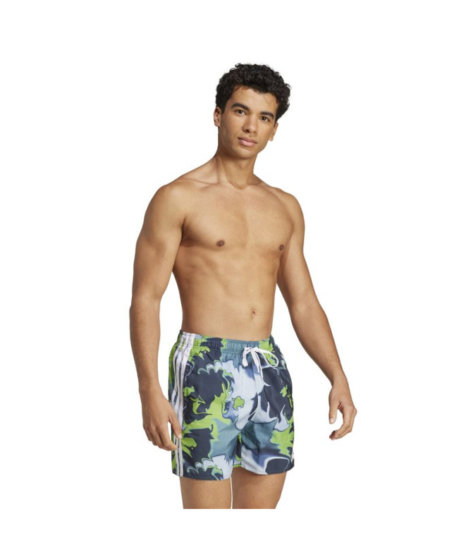 Fato de banho adidas Tie Dye Sh 5In Homem Azul