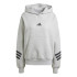Sweat adidas Future Icons 3 Bandes Oh Hd Femme Gris