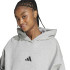 Sweat adidas Future Icons 3 Bandes Oh Hd Femme Gris