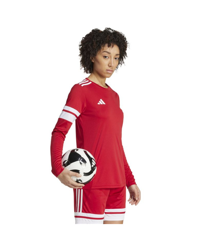 Camiseta de Fútbol adidas Squadra25 Lw Mujer Rojo