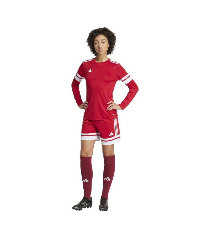 Camiseta de Fútbol adidas Squadra25 Lw Mujer Rojo