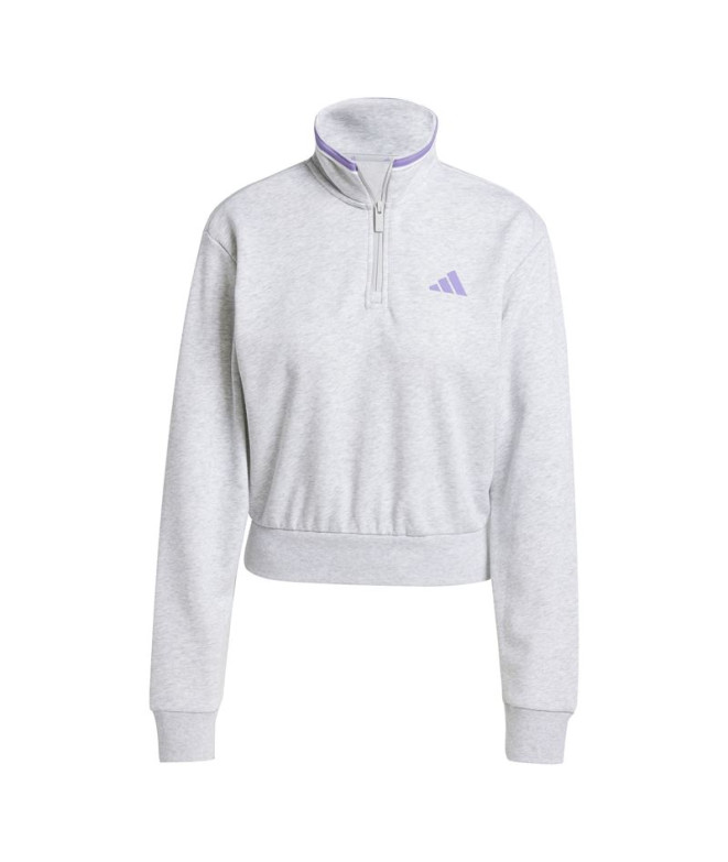 Sweat adidas Cb 14Zip Femme Gris