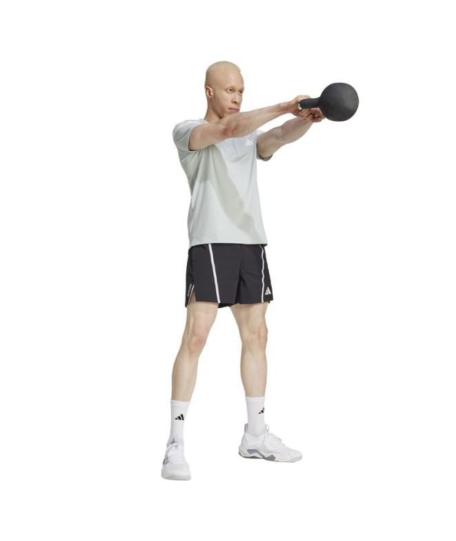 T-shirt de Fitness adidas Gym+ 3 Bandes Homme...