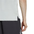 Camiseta de Fitness adidas Gym+ 3 Bandas Homem Prata