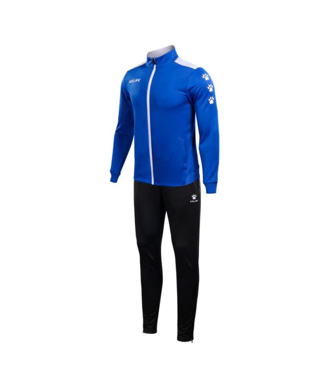 Chaqueta de Fútbol Kelme Tracksuit Kid Azul Royal-Blanco