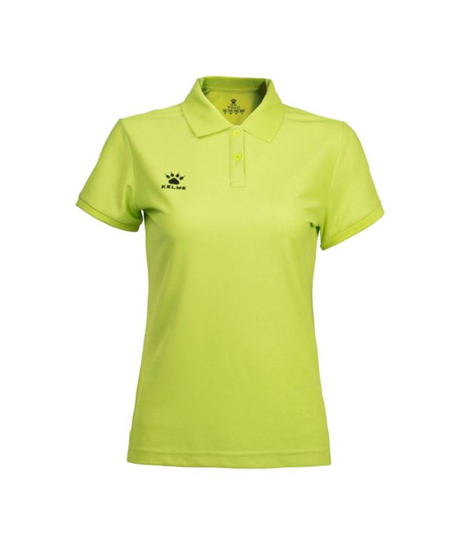 Polo de Football Kelme Femmes Polo S/S Street Homme Pomme Verte