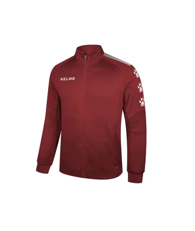 Chaqueta de Fútbol Kelme Training Jacket Jr Infantil Rojo/Blanco