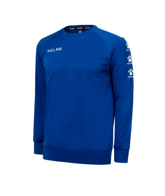 Sudadera de Fútbol Kelme Sweatshirt Lince Infantil Azul Royal-Blanco