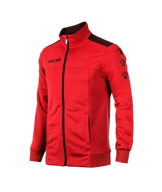 Chaqueta de Fútbol Kelme Lince Rojo-Negro
