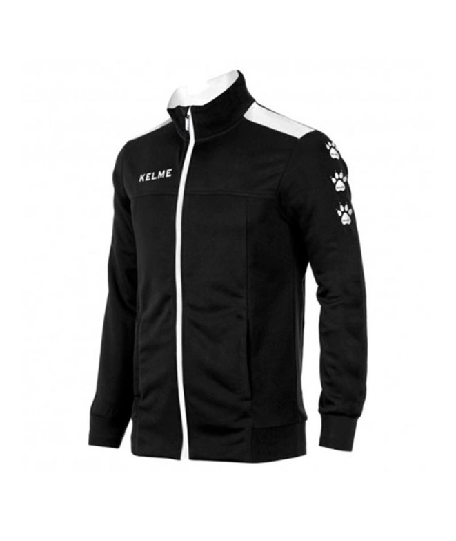 Chaqueta de Fútbol Kelme Lince Infantil Negro-Blanco