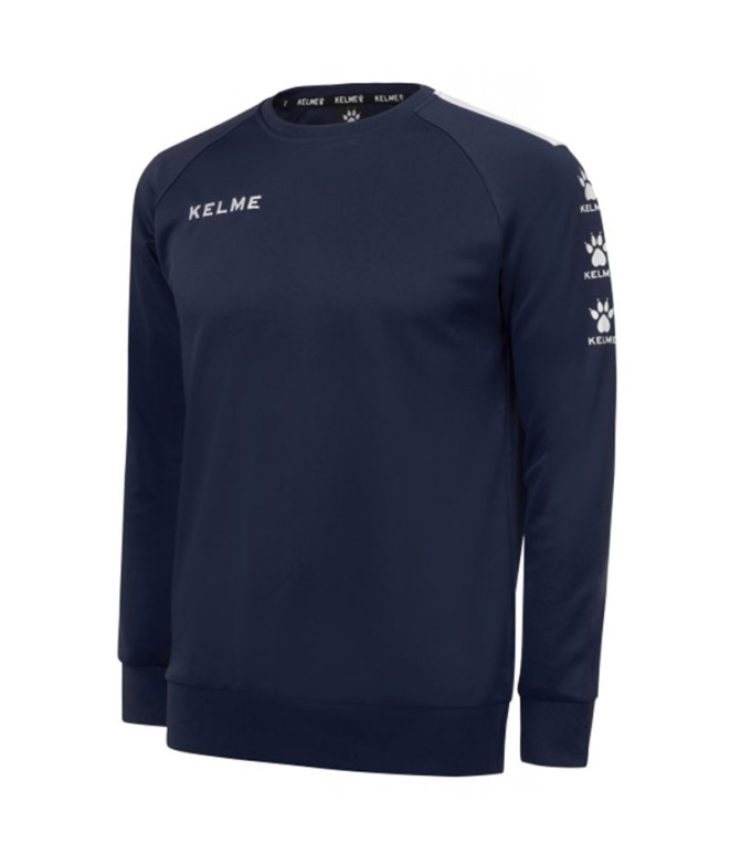 Sudadera de Fútbol Kelme Sweatshirt Lince Infantil Marino-Blanco