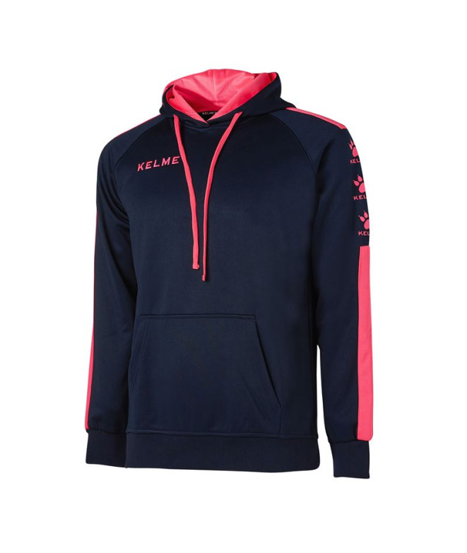 Sudadera de Fútbol Kelme Hoody Street Hombre Marino/Rosa