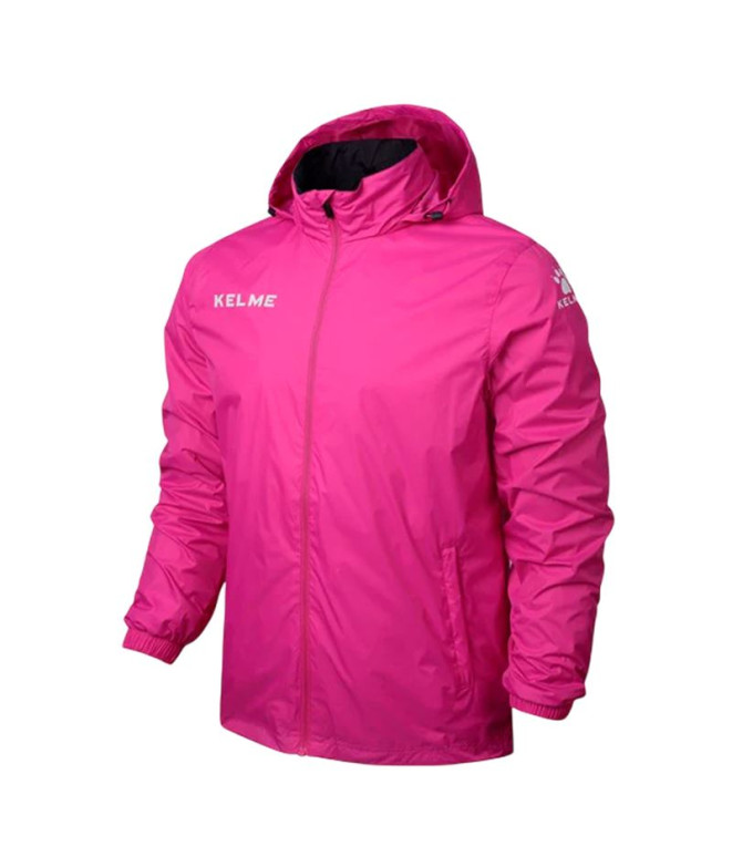 Chubasquero de Fútbol Kelme Rain Street Infantil Fucsia